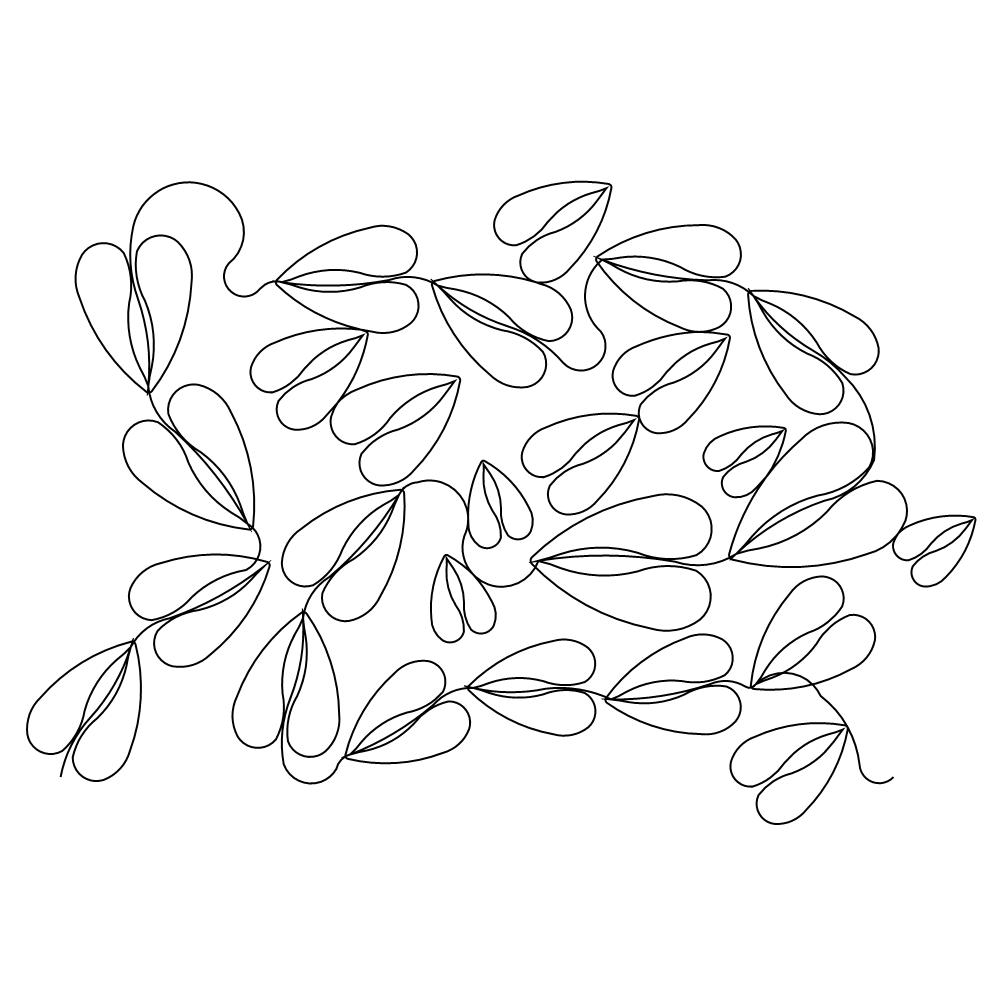 deer tracks pano 001 Digital Pattern Sweet Dreams Quilt Studio Edge